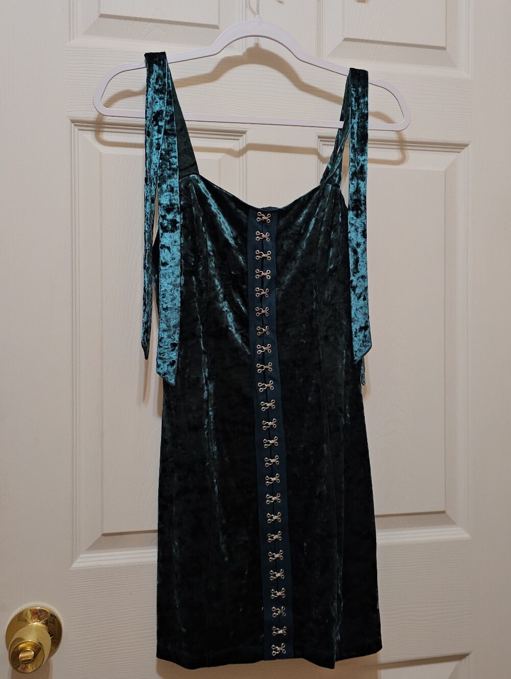 Forever 21 Midnight Blue Velvet Dress